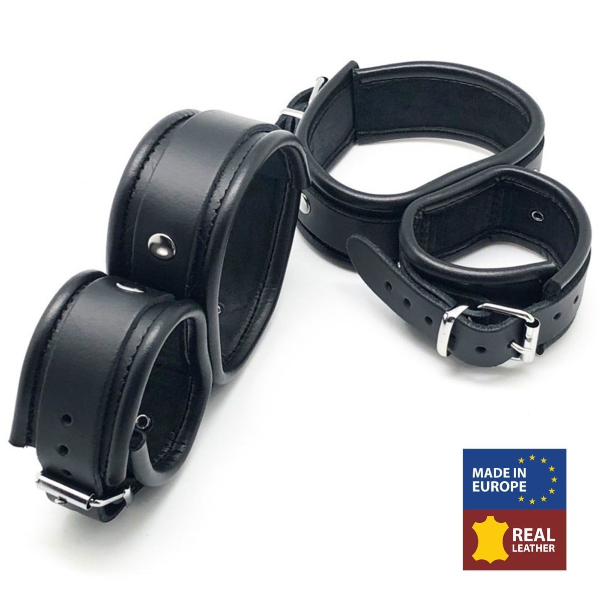The Red Leather Restraint Ankle/Hands, pouta k připevnění zápěstí ke kotníkům