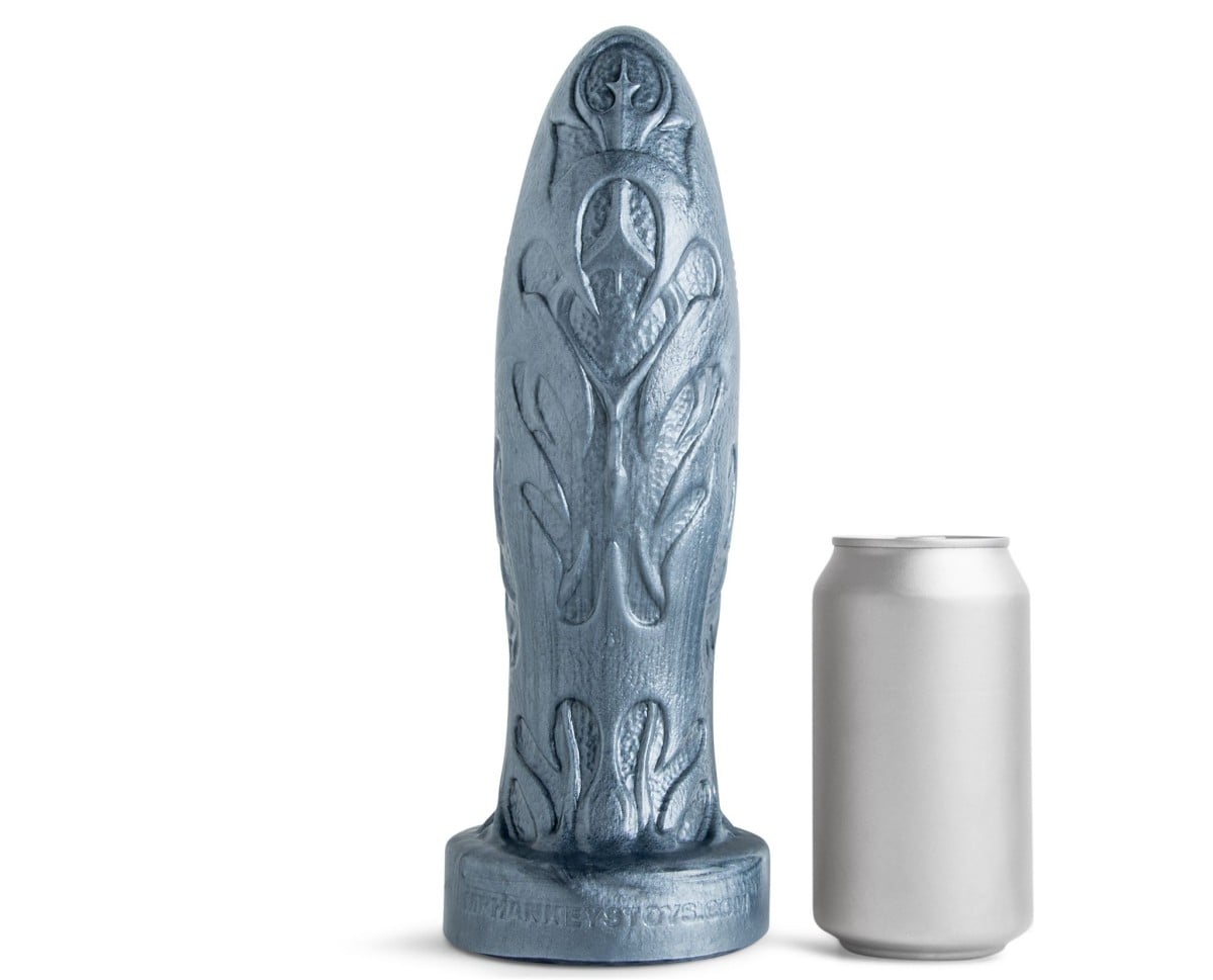 Mr. Hankey’s Toys Cyberpunk Medium, prémiové silikonové dildo s Vac-U-Lock 27 x 4,8–7,2 cm