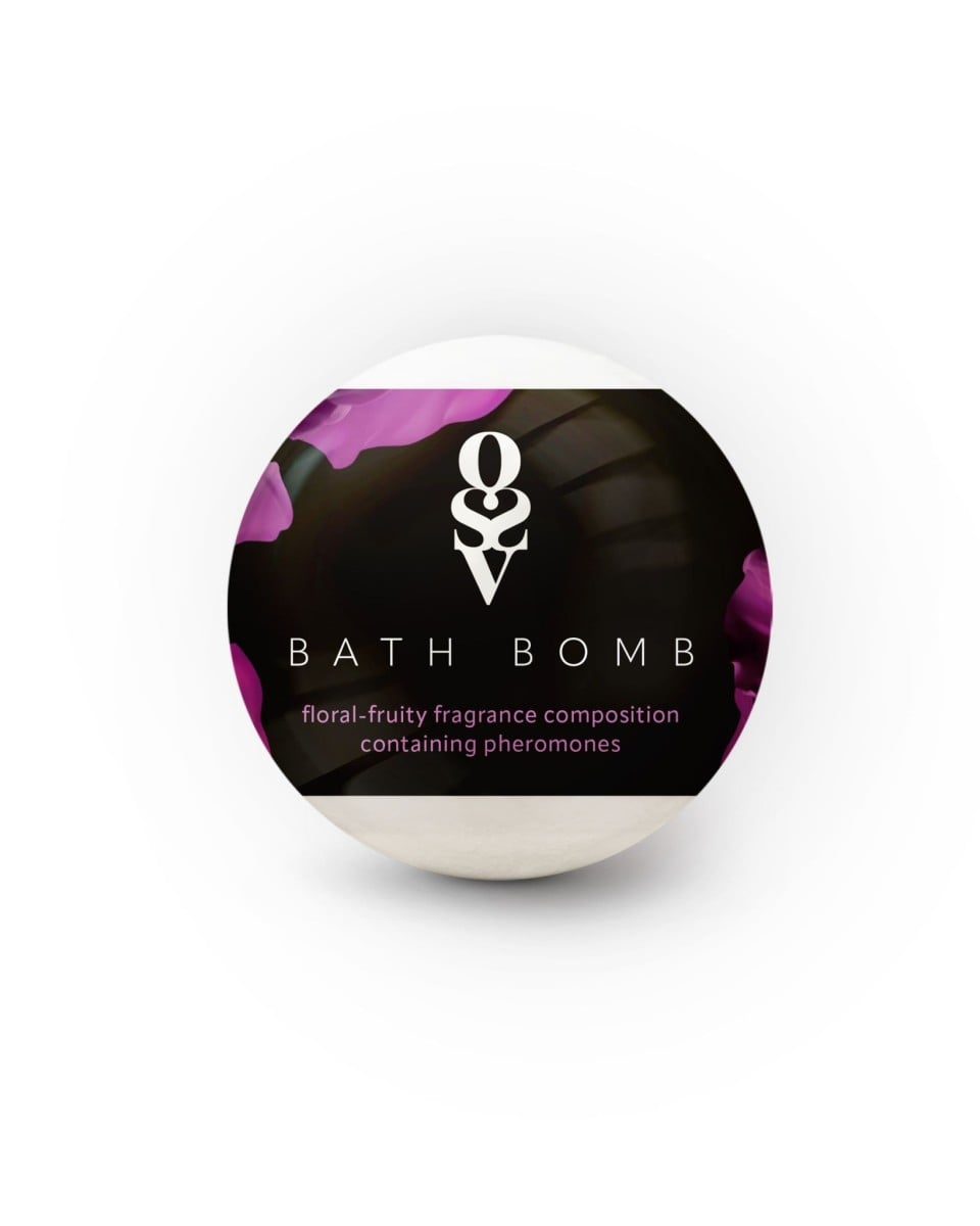 Obsessive Bath Bomb Floral-Fruity, šumivá koule do vany s feromony a květinově-ovocnou vůní