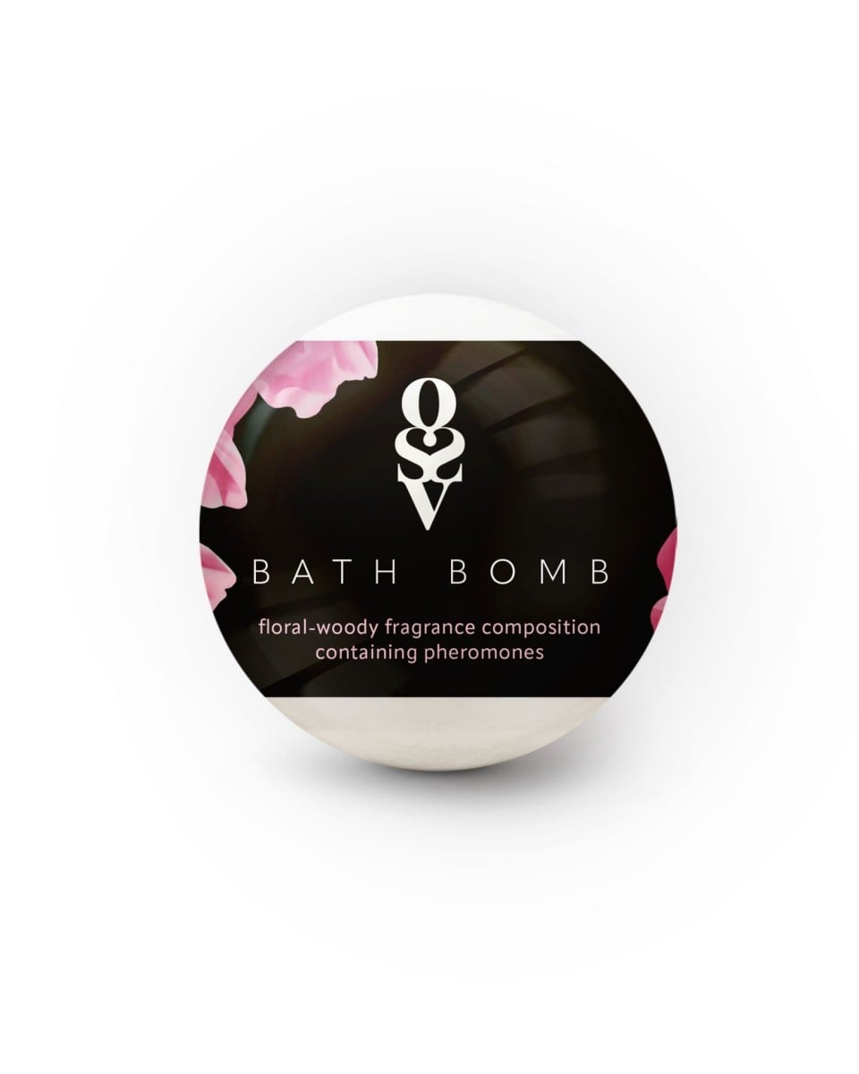 Obsessive Bath Bomb Floral-Woody, šumivá koule do vany s feromony a orientálně-dřevitou vůní