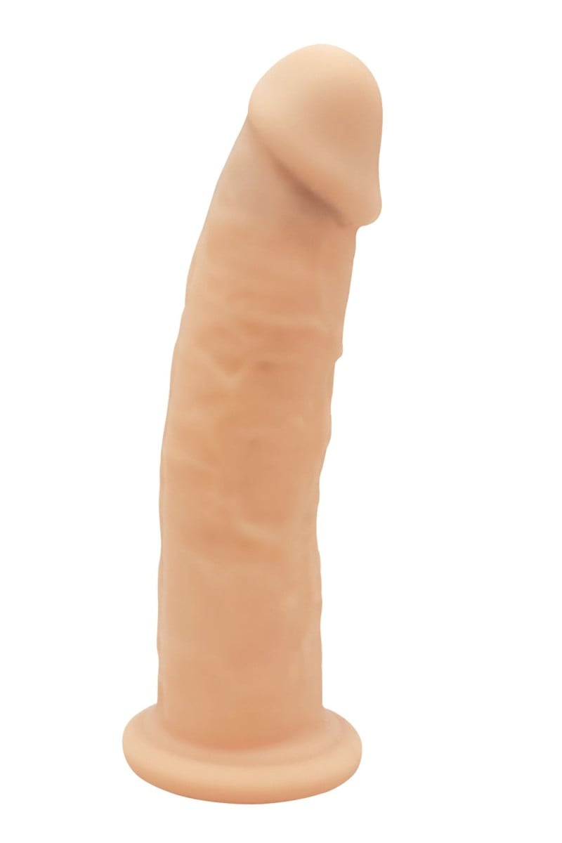 Dream Toys Real Love Premium Silicone Dildo 6 Inch Flesh, termoreaktivní silikonové dildo s přísavkou 15,5 x 3,8 cm