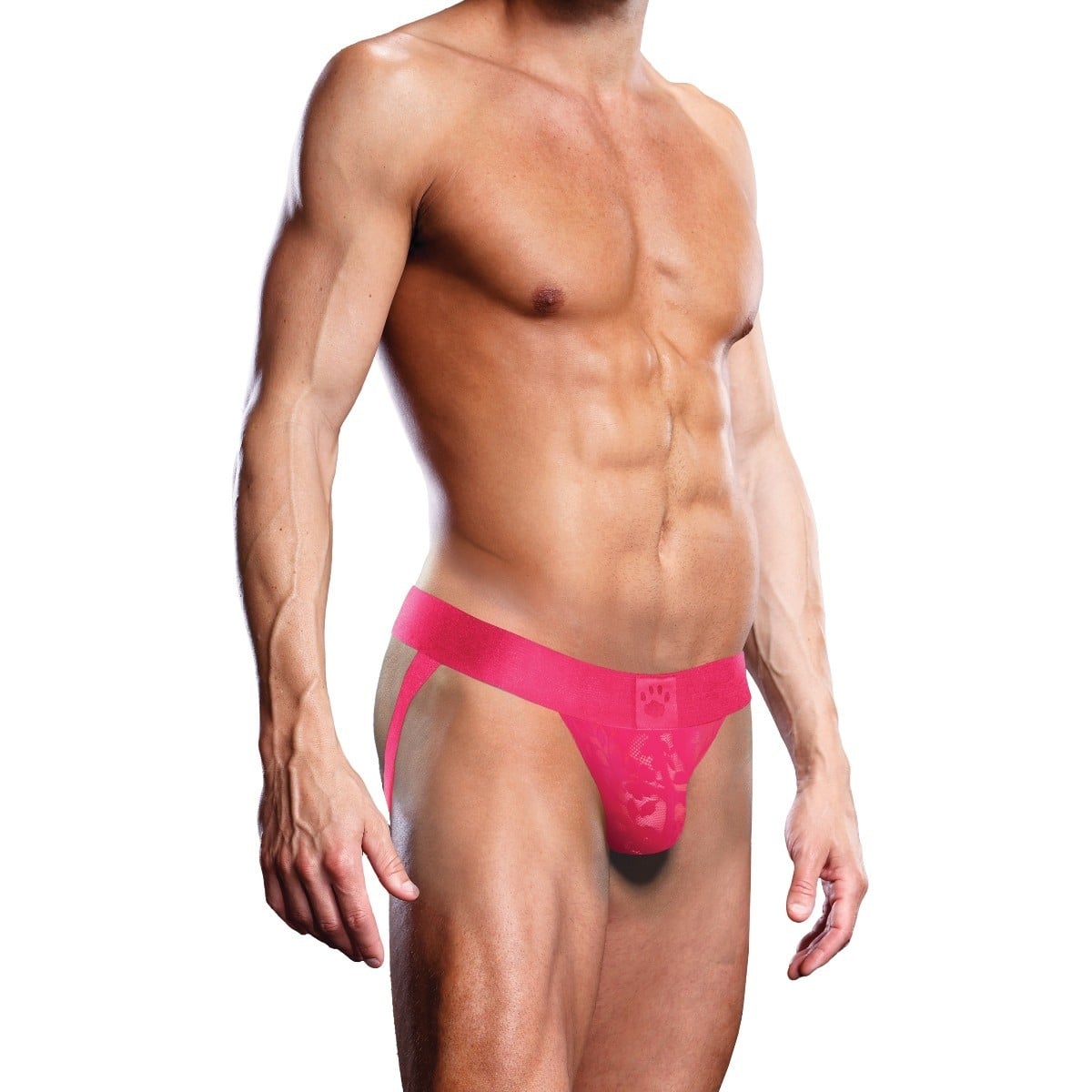 Krajkové jocksy Prowler Lace růžové S, pánské krajkové jocksy