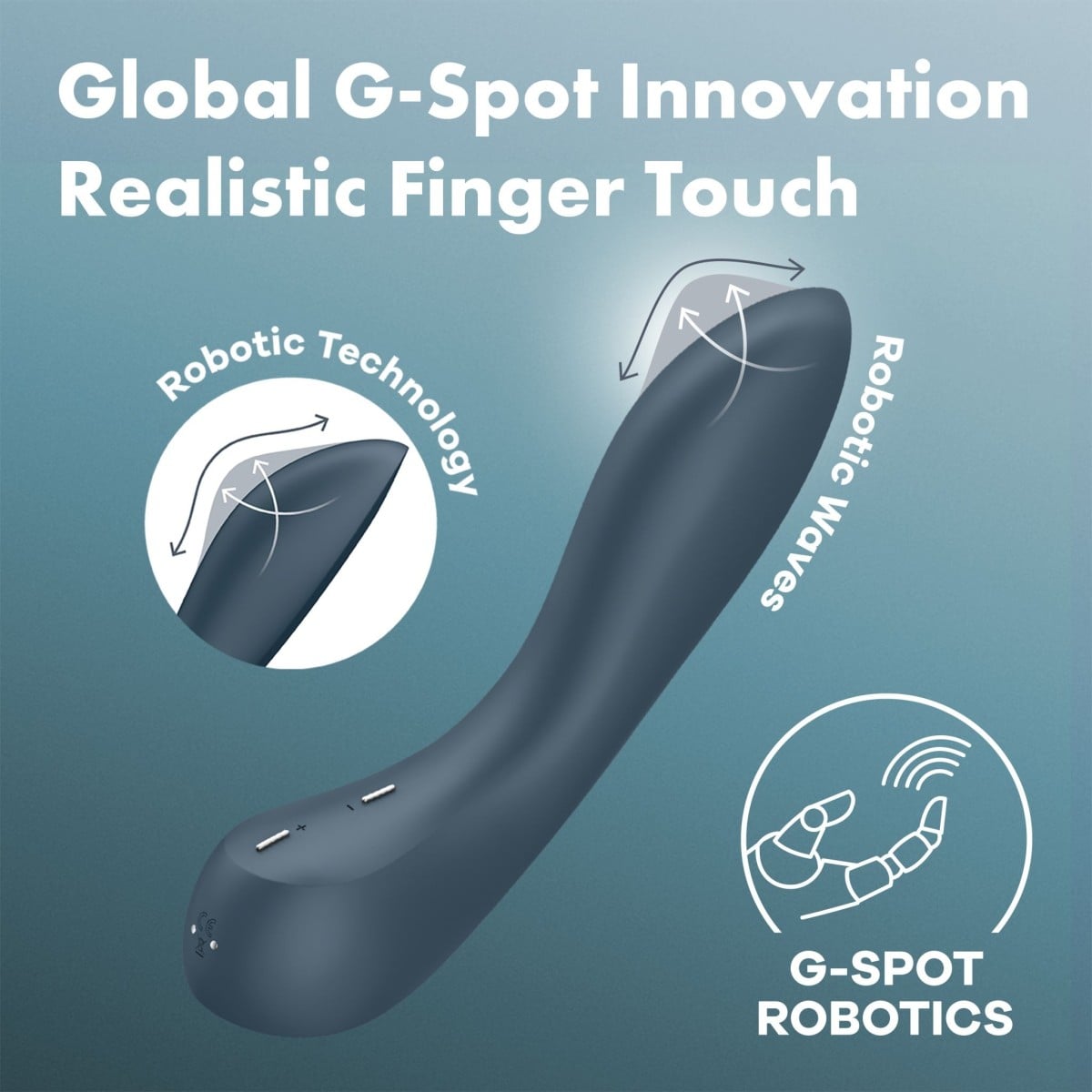 Satisfyer G-Spot Wave 4, silikonový vibrátor na bod G