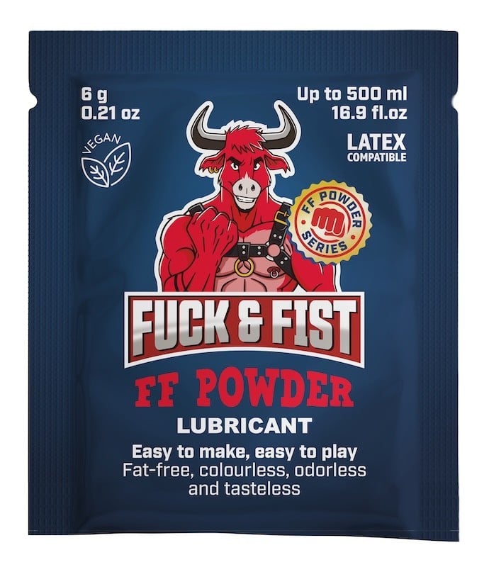 Fuck & Fist FF Powder Lubricant 6 g, instantní lubrikant 500 ml