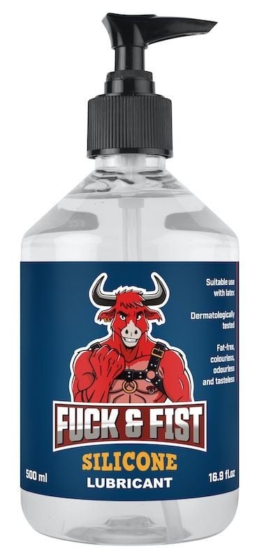 Fuck & Fist Silicone Lubricant 500 ml, lubrikační gel na silikonové bázi