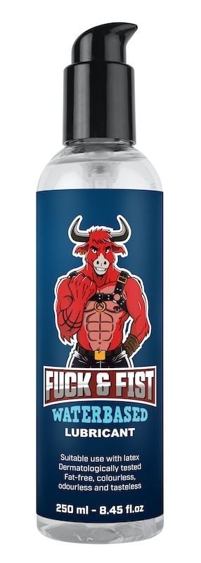 Fuck & Fist Waterbased Lubricant 250 ml, lubrikační gel na vodní bázi