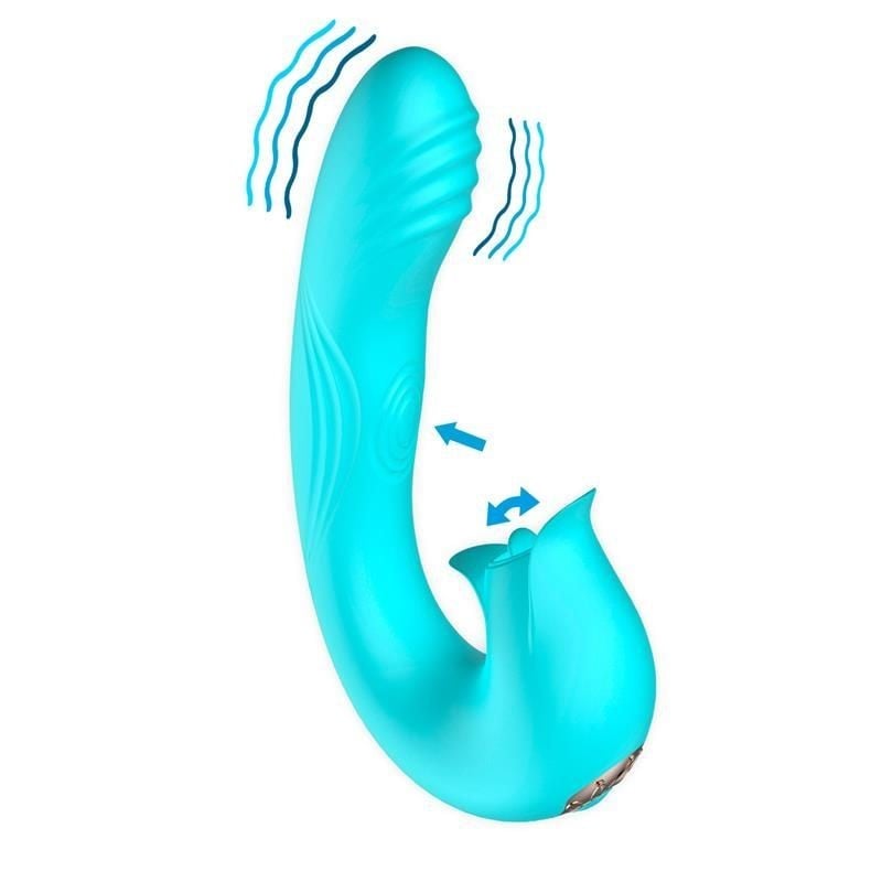 Intoyou Hydra, vibrátor na bod G a stimulátor klitorisu 16,8 x 4 cm