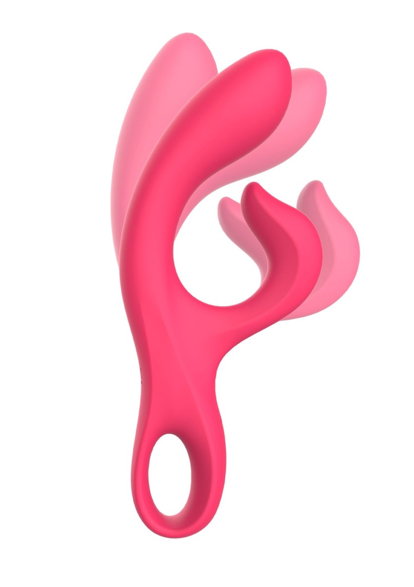 Xocoon Endless Orgasm, silikonový vibrátor na bod G a klitoris 21 x 3,2 cm