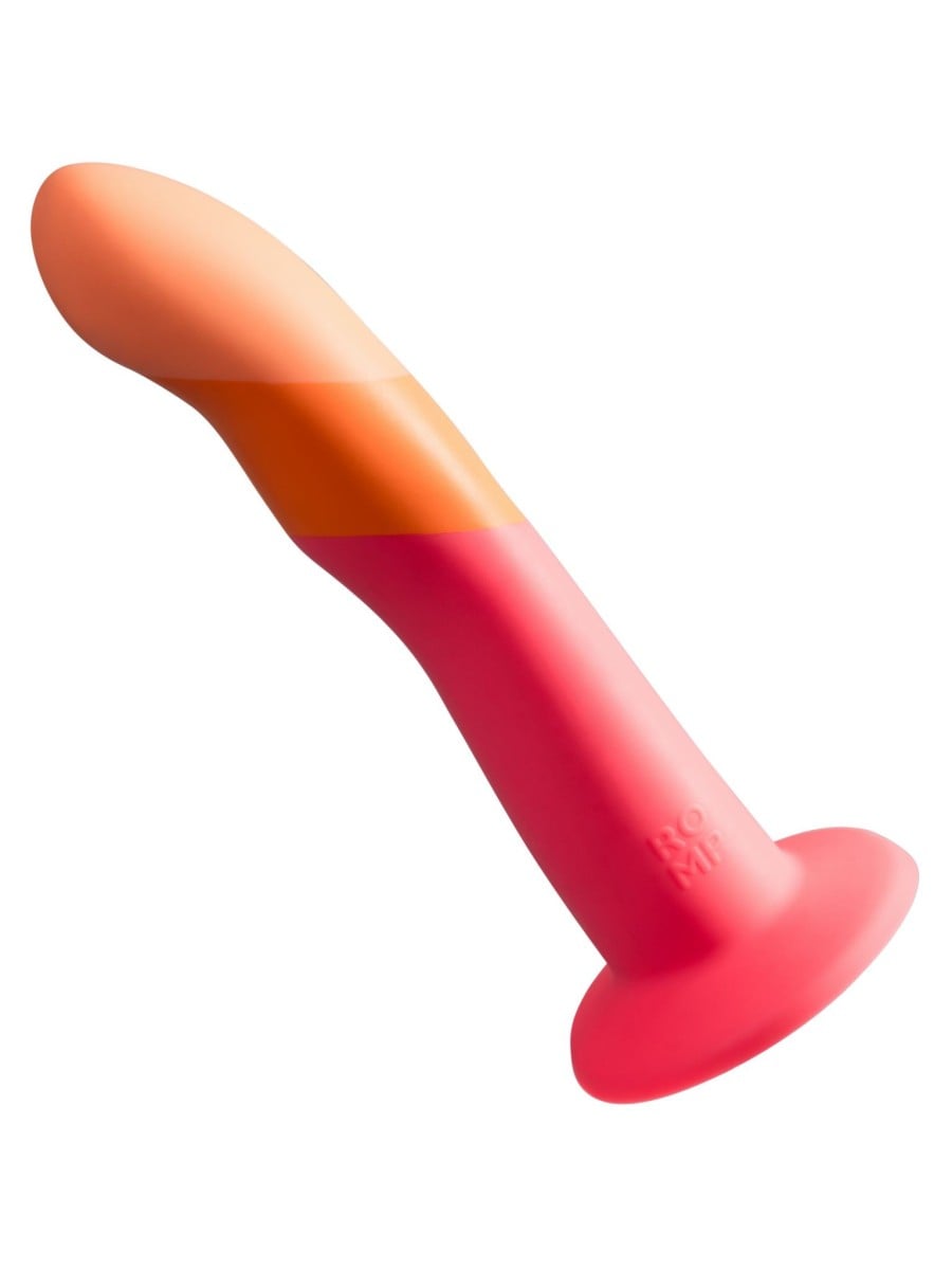 ROMP Dizi, silikonové dildo s přísavkou 18 x 3,5 cm