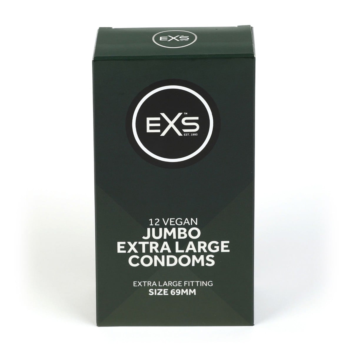 EXS Jumbo Condoms 12 ks, kondomy s nominální šířkou 69 mm