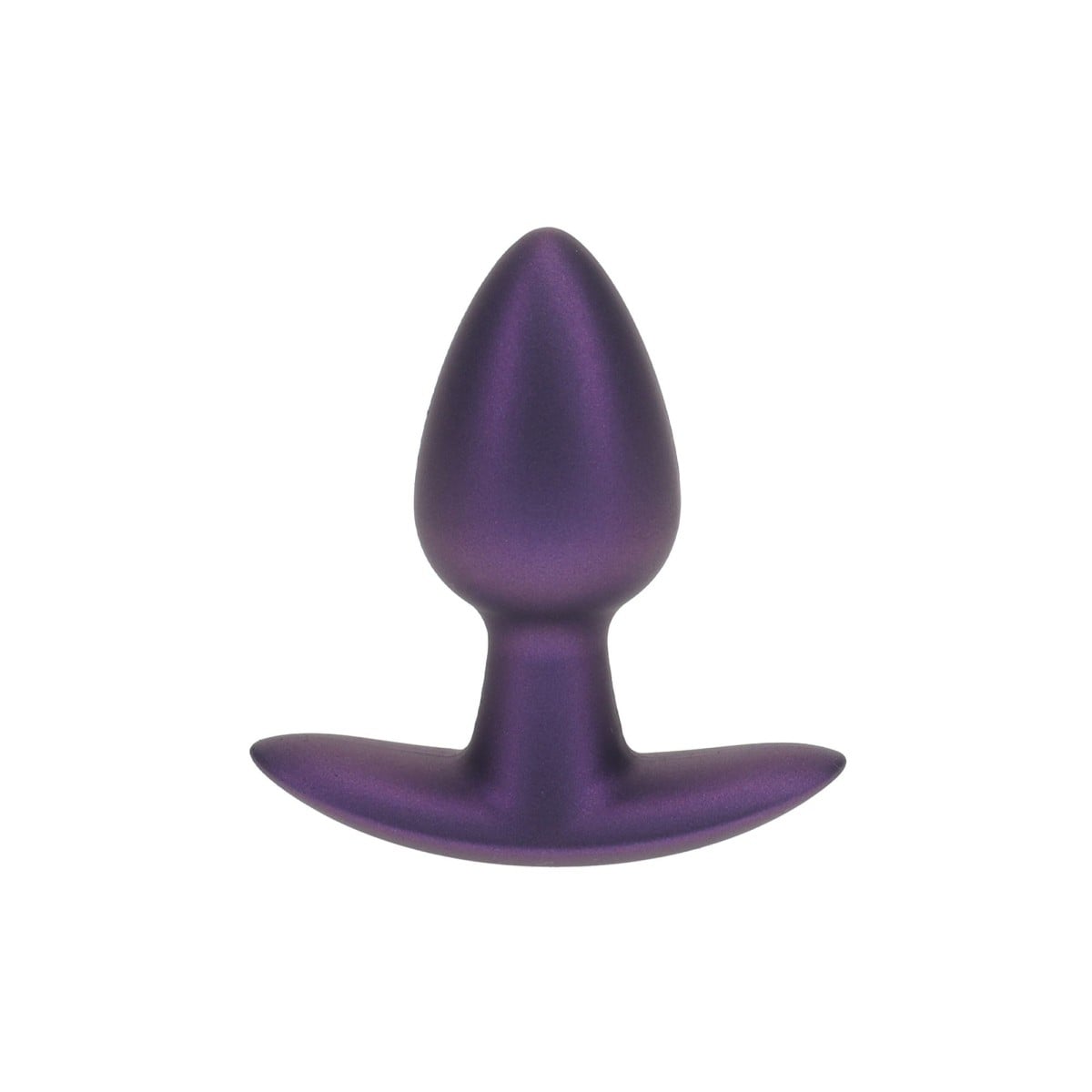 Anální kolík Ouch! Smooth Silicone Anal Plug Small Metallic Purple, silikonový anální kolík 6,5 x 2,7 cm