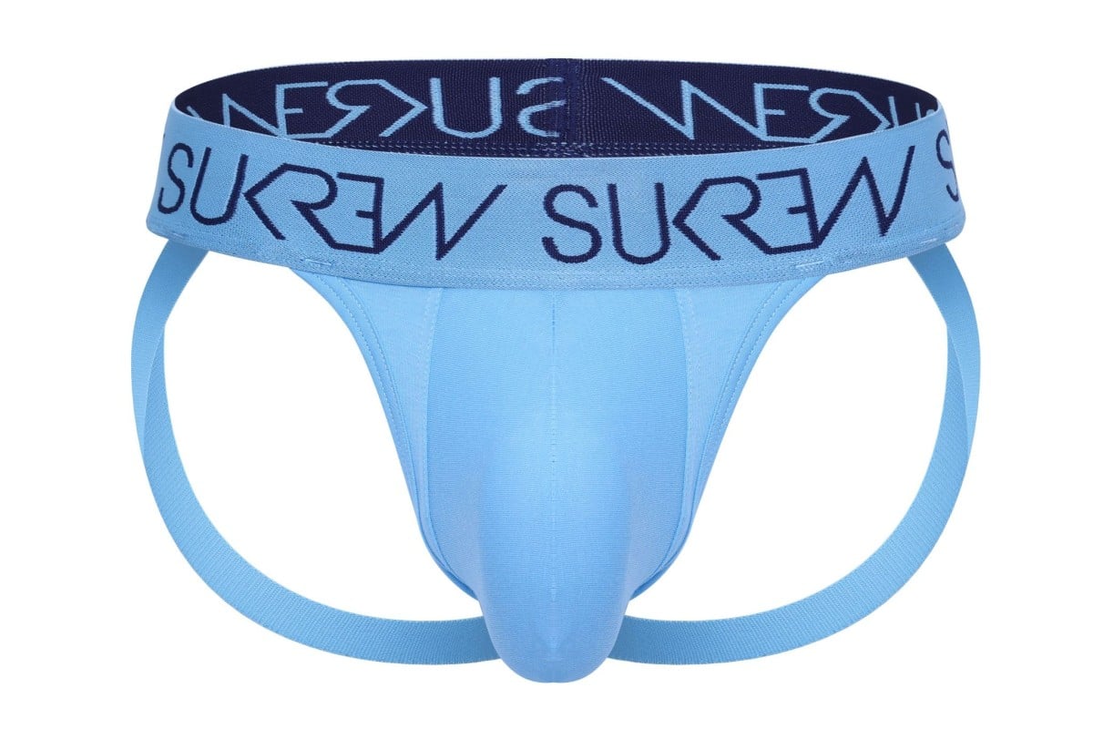 Jocksy Sukrew Jockstrap Arctic Blue XL, modré pánské jocksy