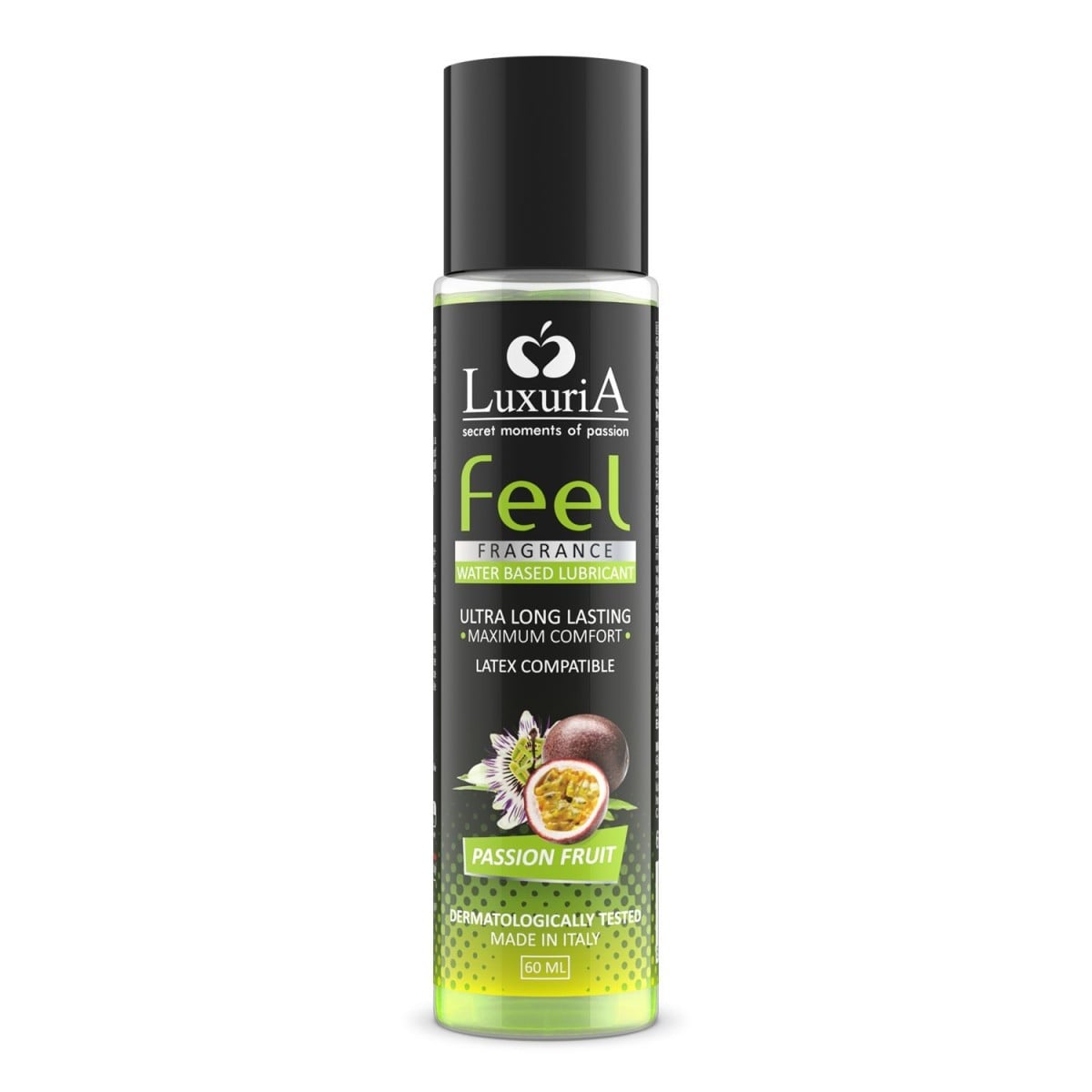 Luxuria Feel Passion Fruit 60 ml, lubrikant na vodní bázi s vůní mučenky