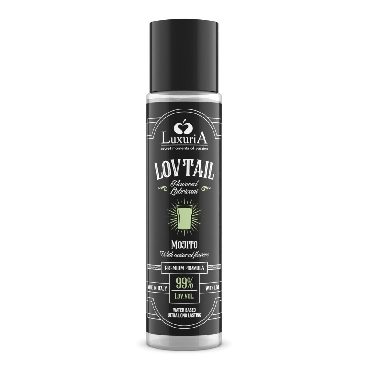 Luxuria Lovtail Mojito 60 ml, lubrikant na vodní bázi s vůní mojito