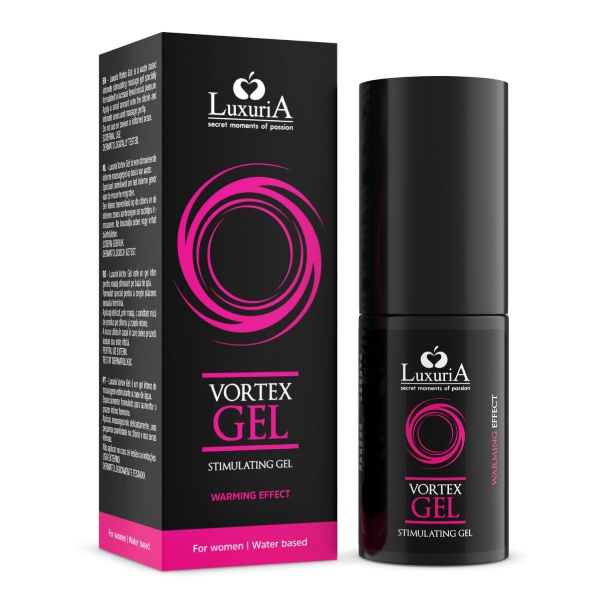 Luxuria Vortex Gel Warming 30 ml, stimulační gel s hřejivým efektem