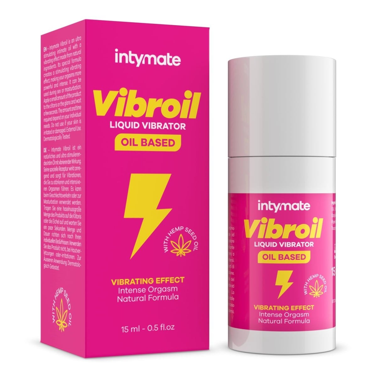 Intymate Vibroil 15 ml, stimulační olej s vibračním efektem
