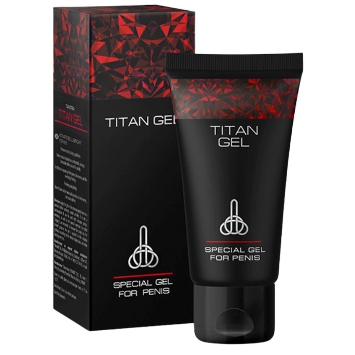 Titan Gel 50 ml, prokrvující gel pro větší a tvrdší penis