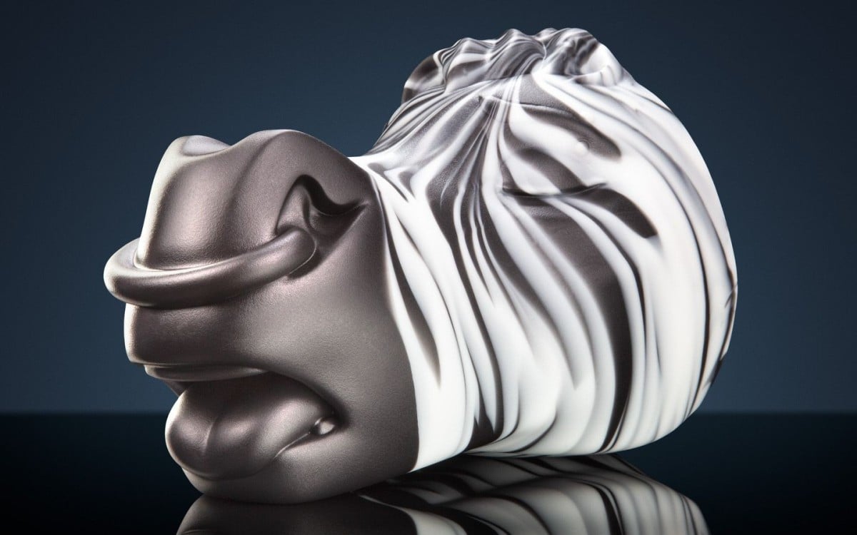 Weredog Hudson’s Muzzle Zebra, prémiový silikonový masturbátor