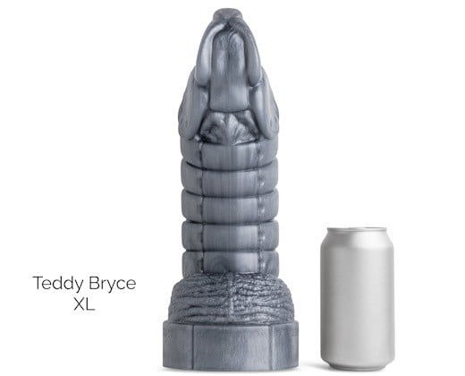 Mr. Hankey’s Toys Teddy Bryce X-Large, prémiové silikonové dildo s Vac-U-Lock 31 x 5,7–9,5 cm