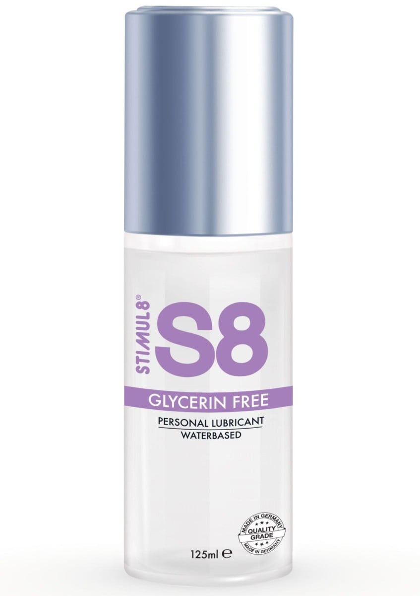 Stimul8 Glycerin Free 125 ml, lubrikant na vodní bázi bez obsahu glycerinu