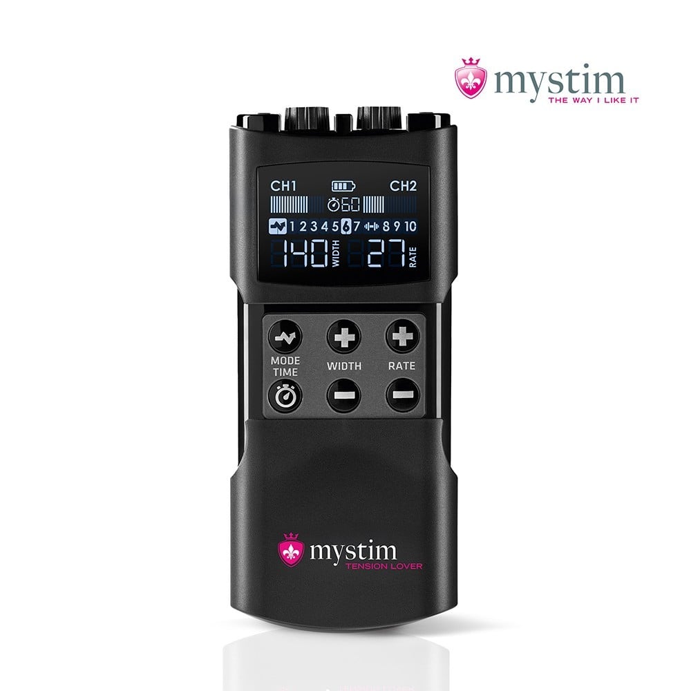 Mystim Tension Lover 2 Electrosex stimulator, 2kanálový napájecí zdroj pro elektrosex
