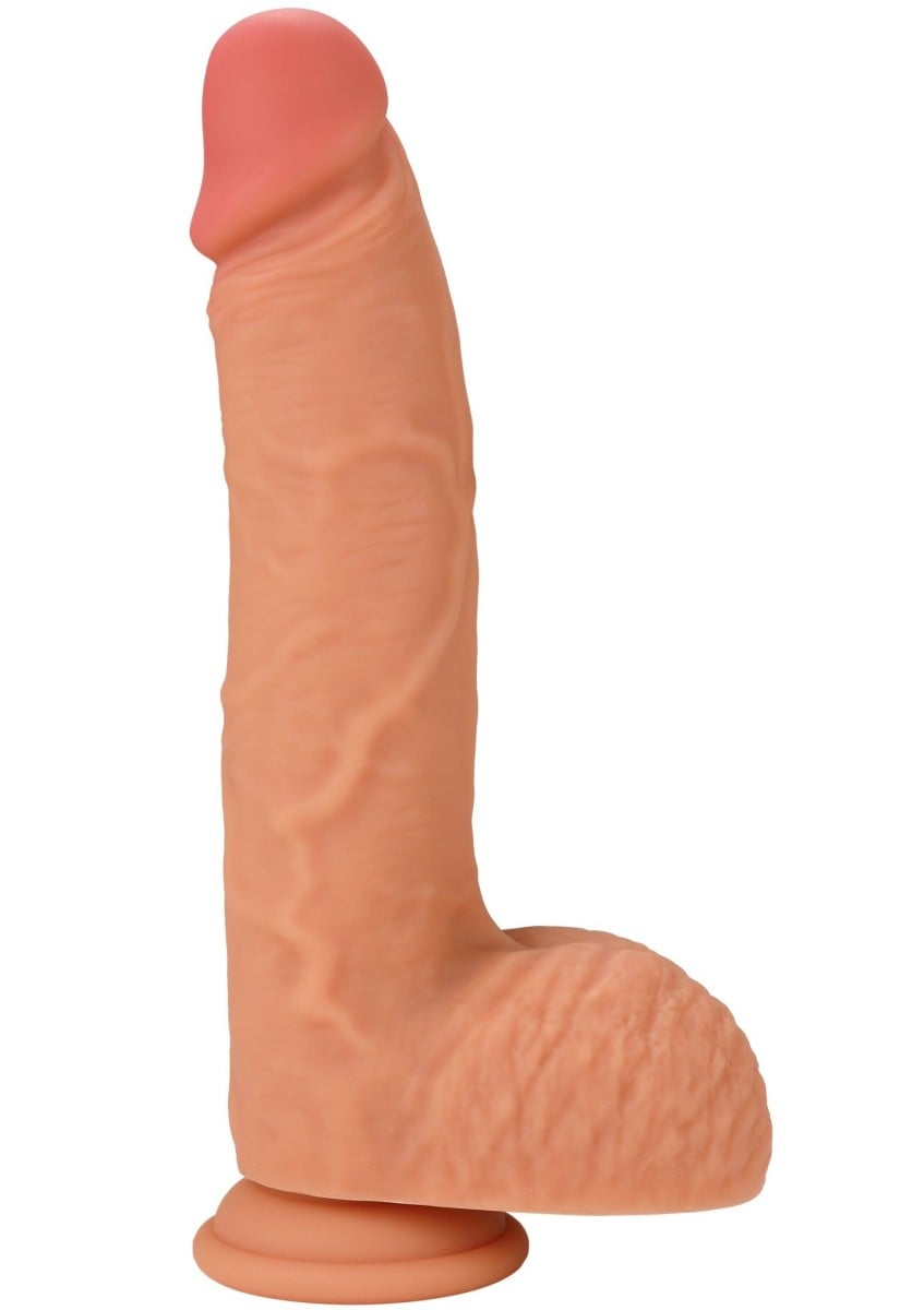 Hidden Desire Inferno 23 cm 20704-SKIN, silikonové dildo s přísavkou