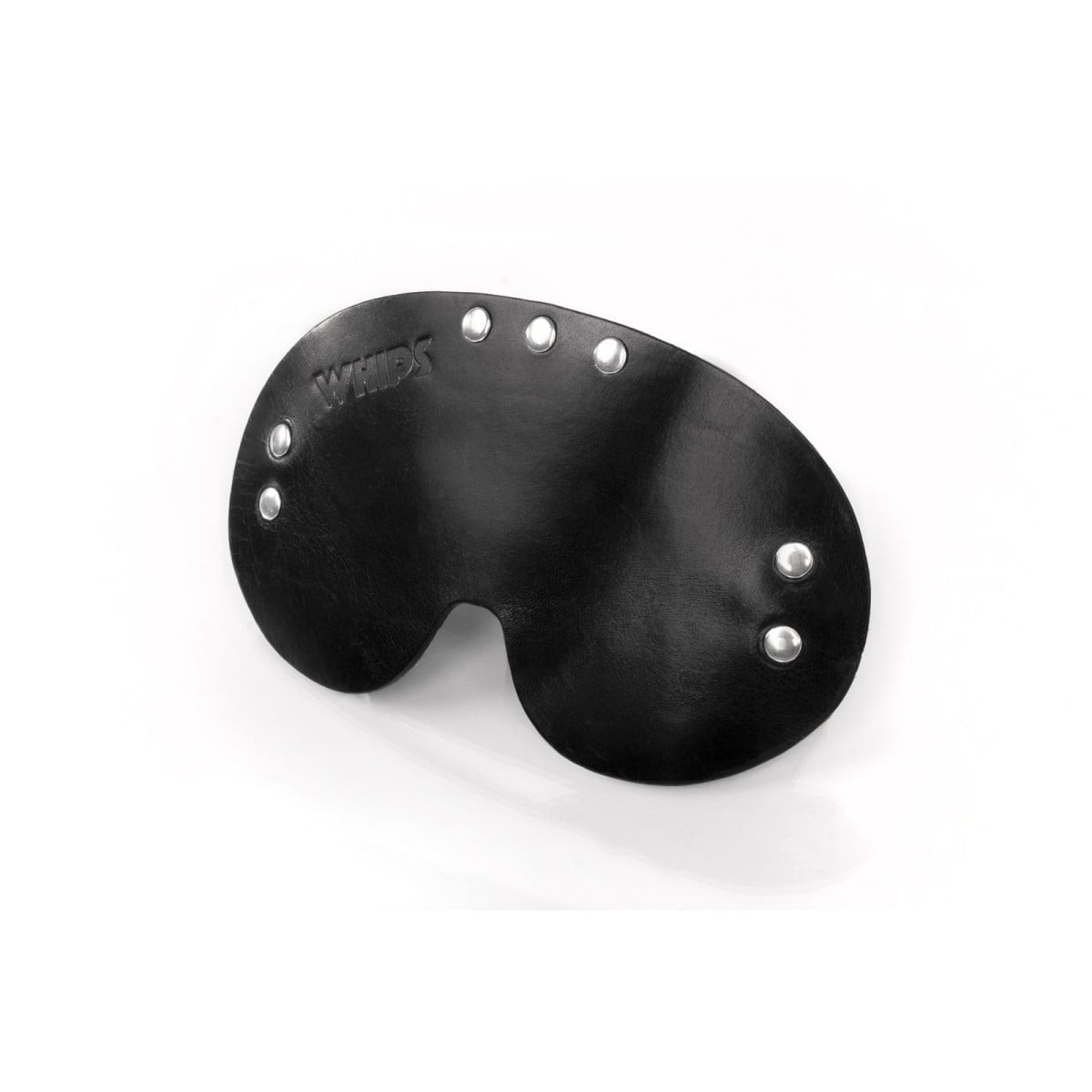 Whips Primal Bond Blindfold Black, kožená maska na oči