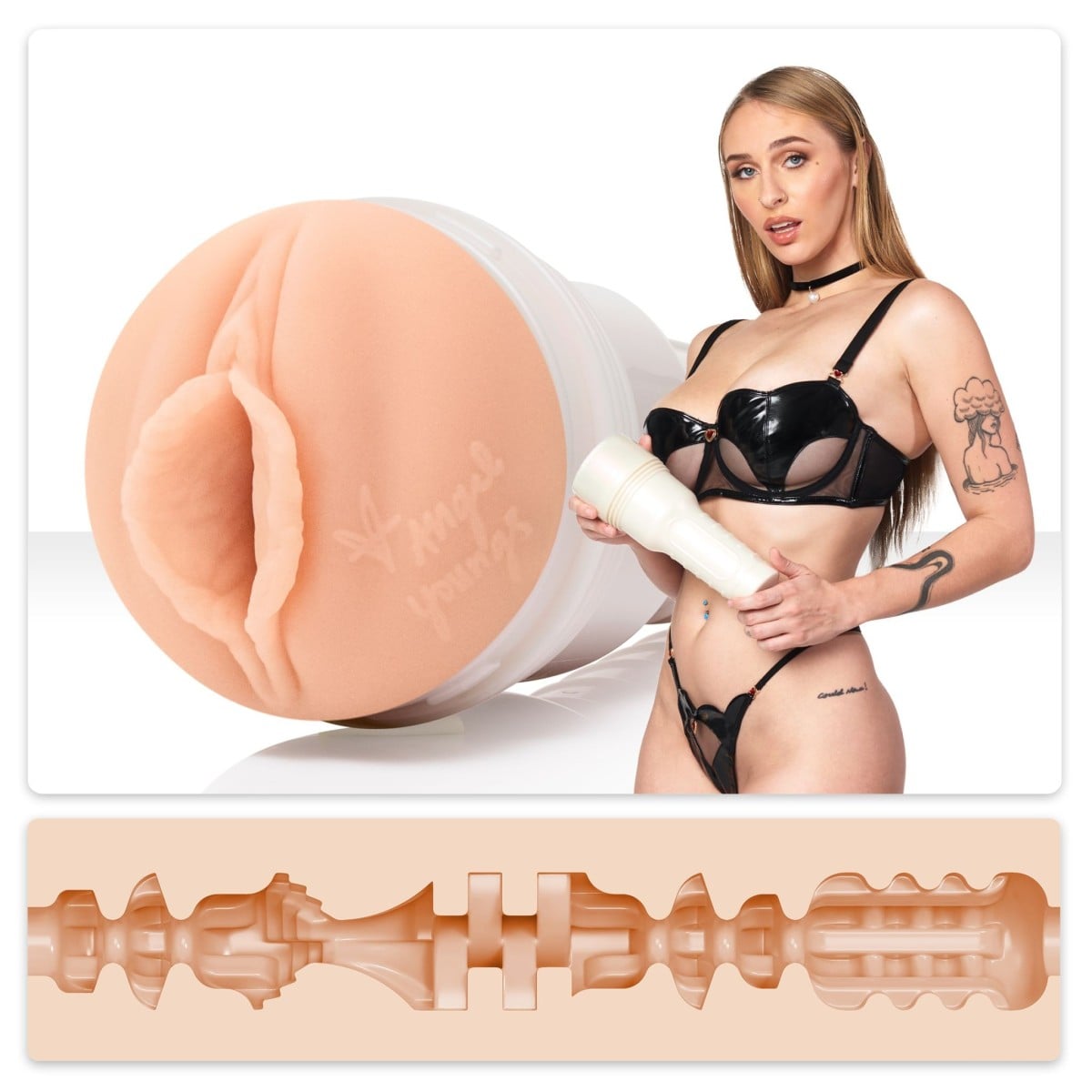 Fleshlight Girls: Angel Youngs Sweetness, realistický masturbátor – umělá vagína