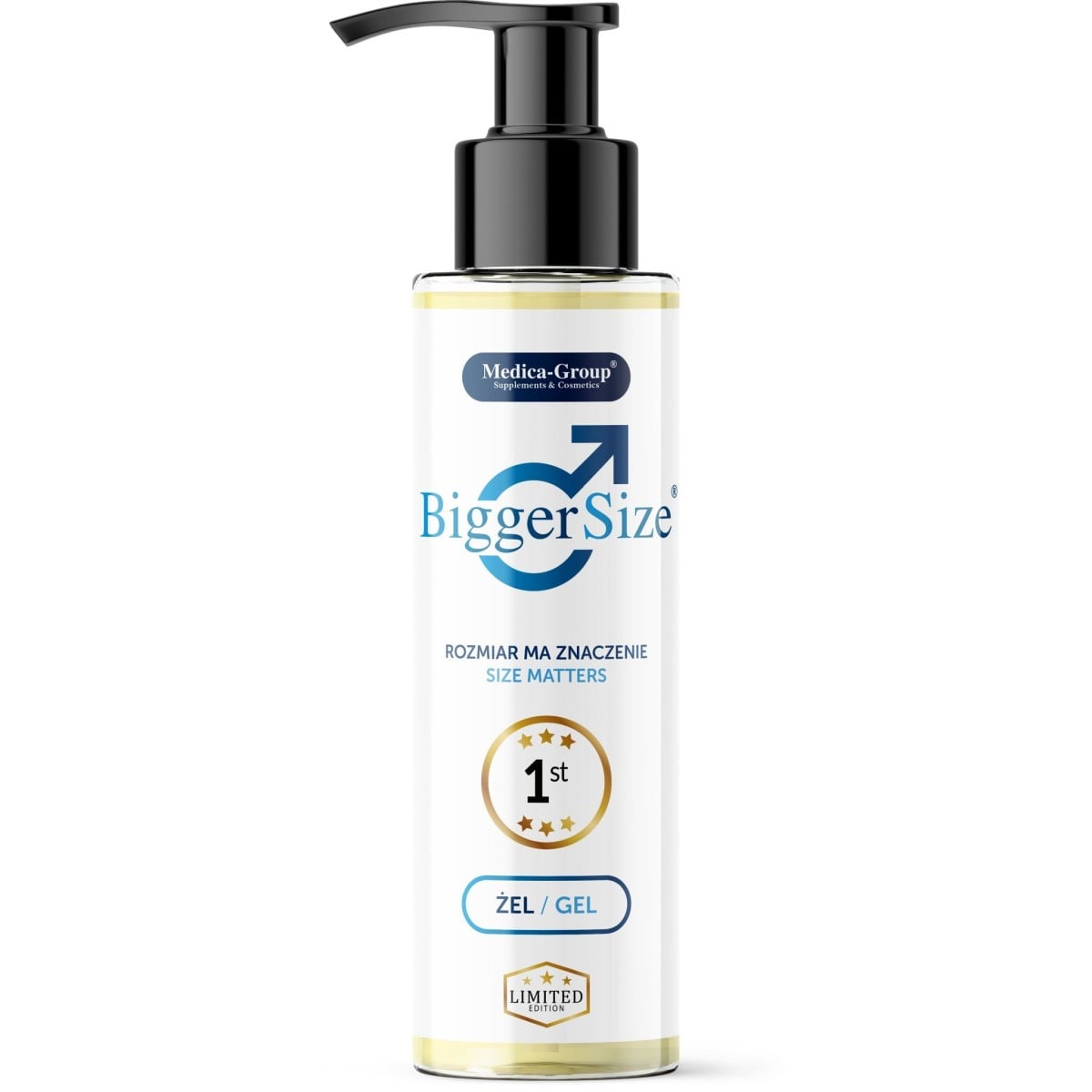 BiggerSize 150 ml, gel pro zvětšení penisu
