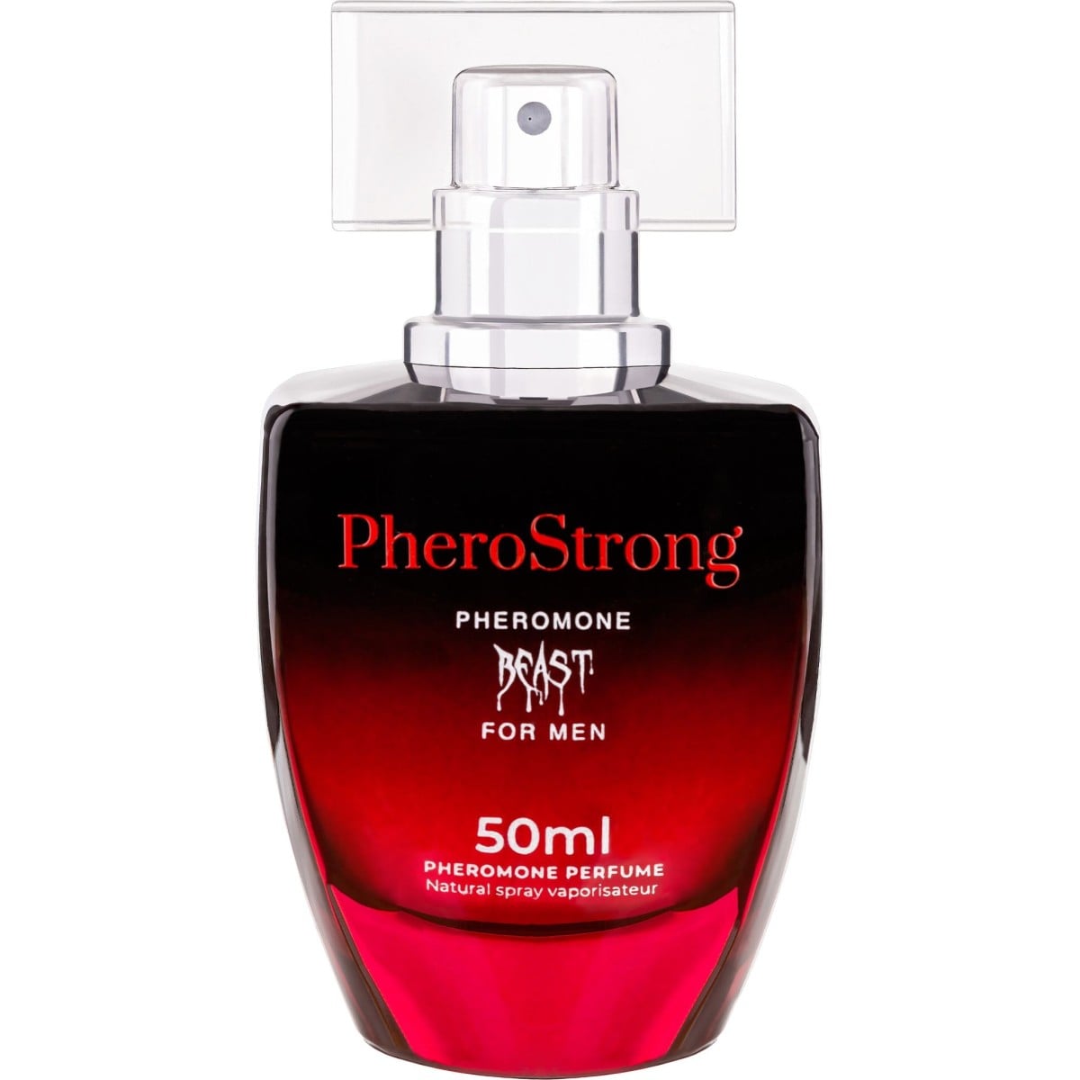 PheroStrong Pheromone Beast for Men 50 ml, kořenito-dřevito-citrusový parfém pro zvýšení sexuální přitažlivosti