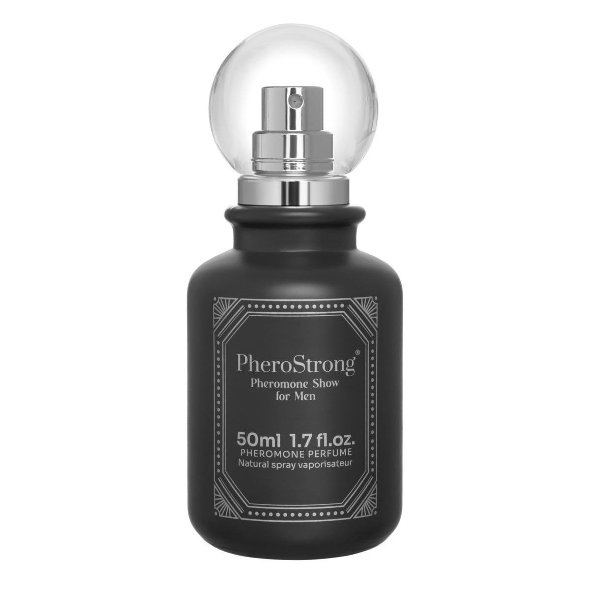 PheroStrong Pheromone Show for Men 50 ml, aromaticko-dřevitý parfém pro zvýšení sexuální přitažlivosti