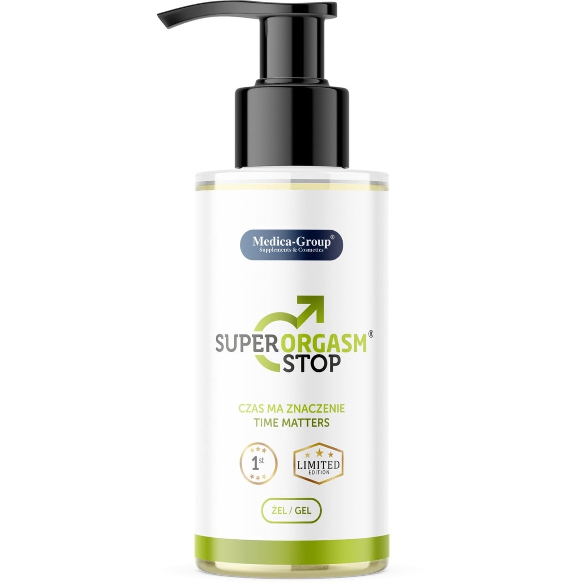 Super Orgasm Stop Gel 150 ml, gel s chladivým účinkem pro oddálení ejakulace