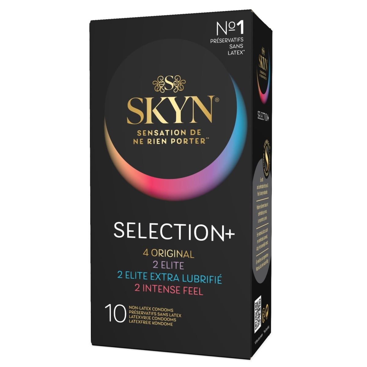 Skyn Selection+ Condoms 10 ks, bezlatexové kondomy