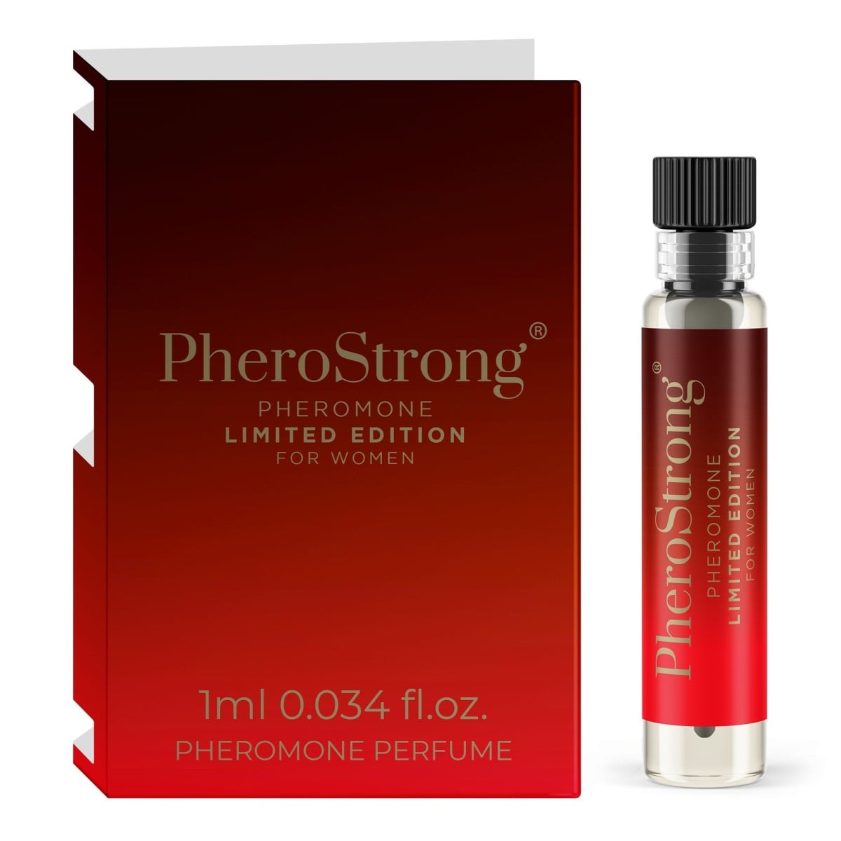 PheroStrong Pheromone Limited Edition For Women 1 ml, květinově-dřevitý parfém pro zvýšení sexuální přitažlivosti