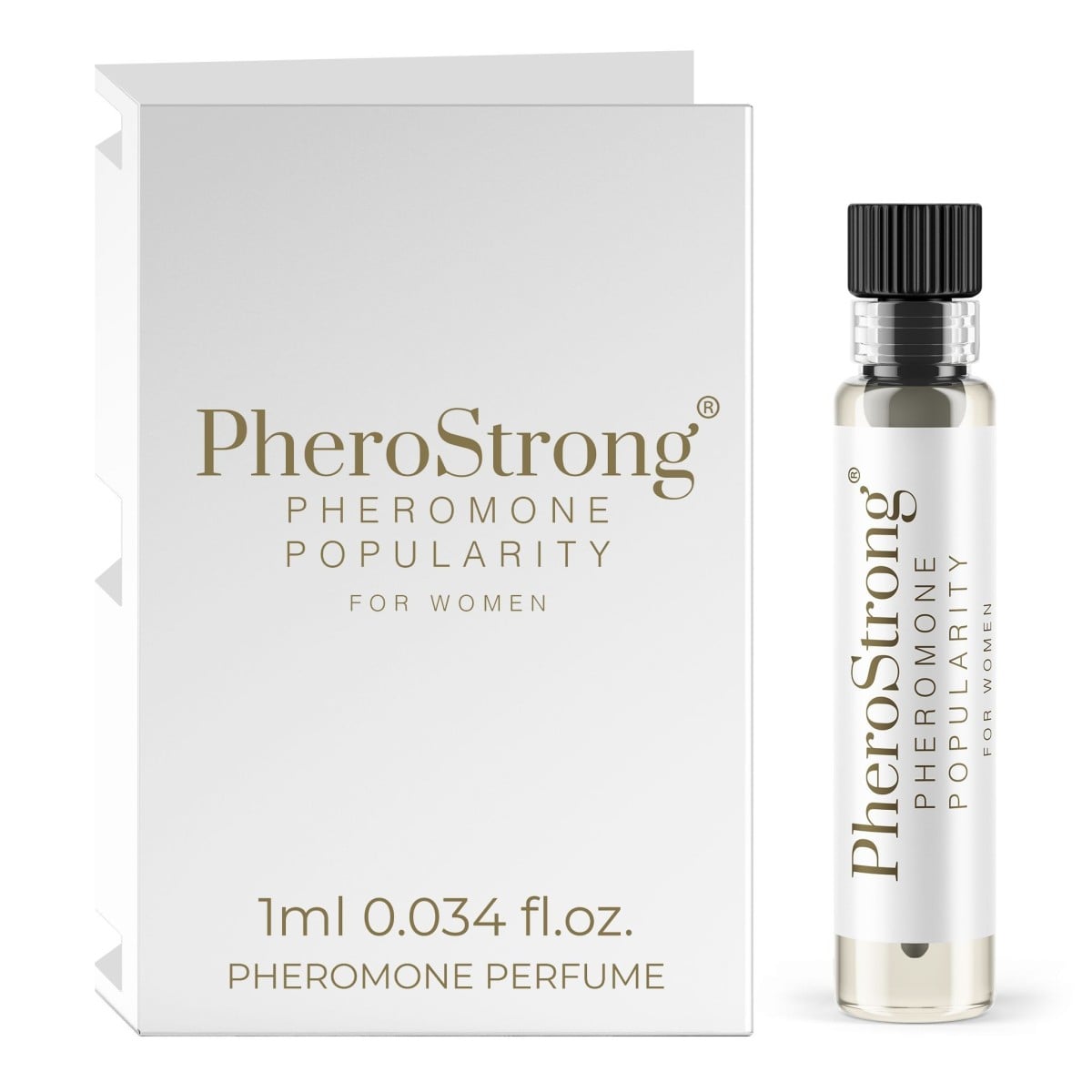 PheroStrong Pheromone Popularity for Women Perfume 1 ml, ovocně-květinový parfém pro zvýšení sexuální přitažlivosti