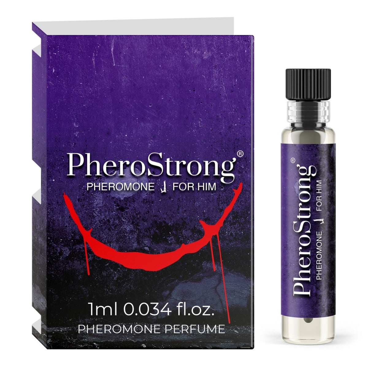 PheroStrong Pheromone J for Him 1 ml, dřevitě-pudrový parfém pro zvýšení sexuální přitažlivosti