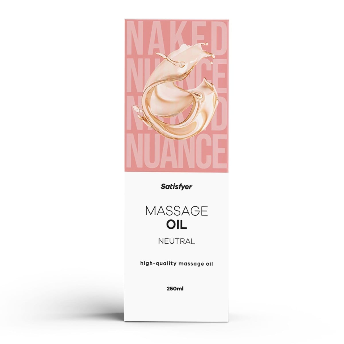 Satisfyer Massage Oil Neutral 250 ml, masážní olej bez parfemace