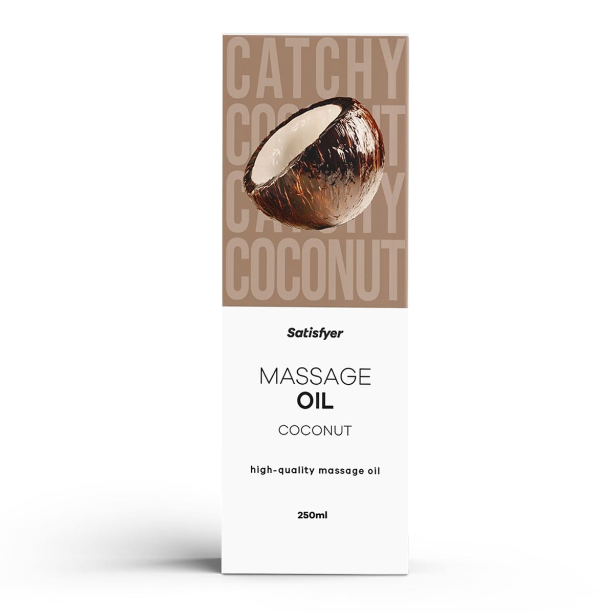 Satisfyer Massage Oil Coconut 250 ml, masážní olej s vůní kokosu