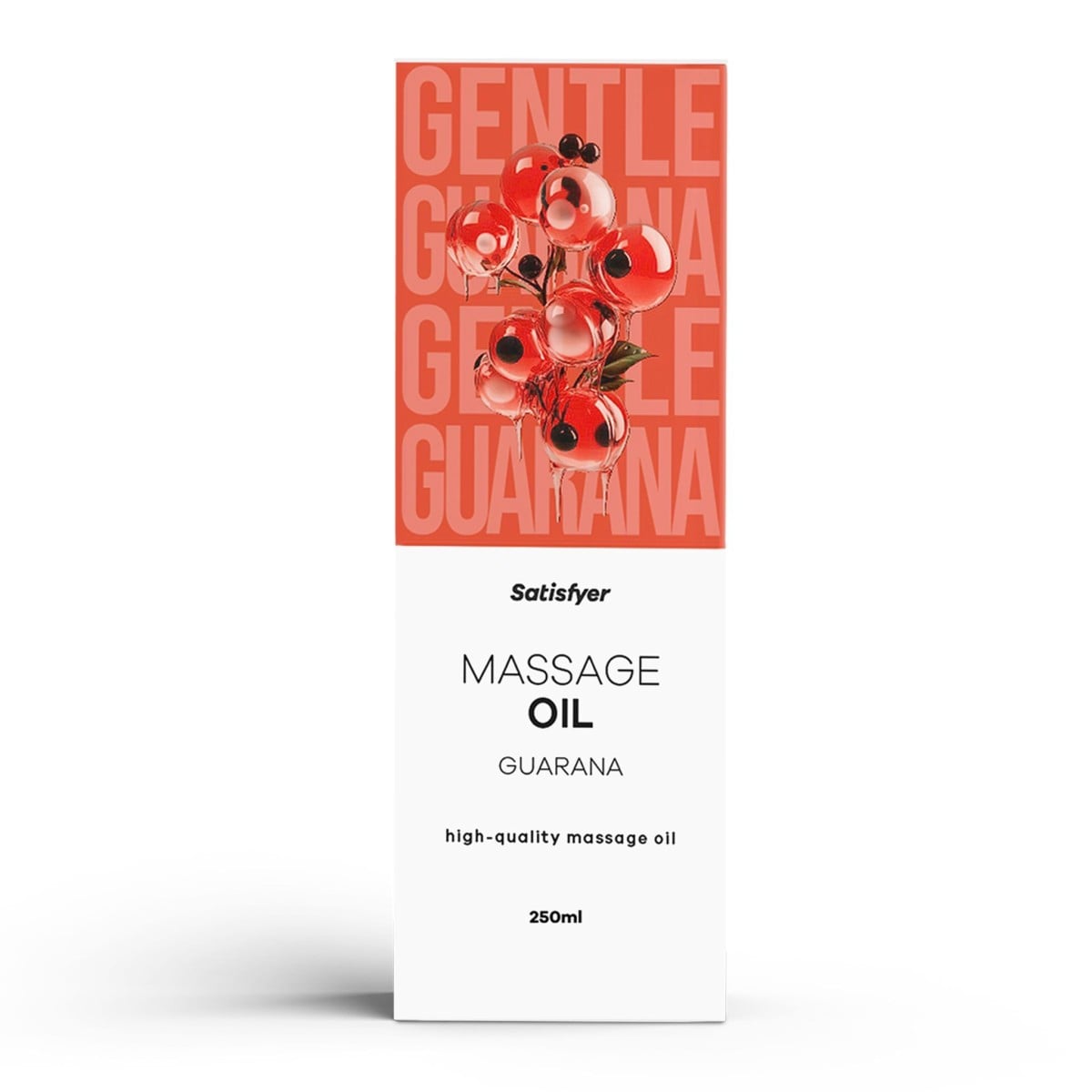 Satisfyer Massage Oil Guarana 250 ml, masážní olej s vůní guarany
