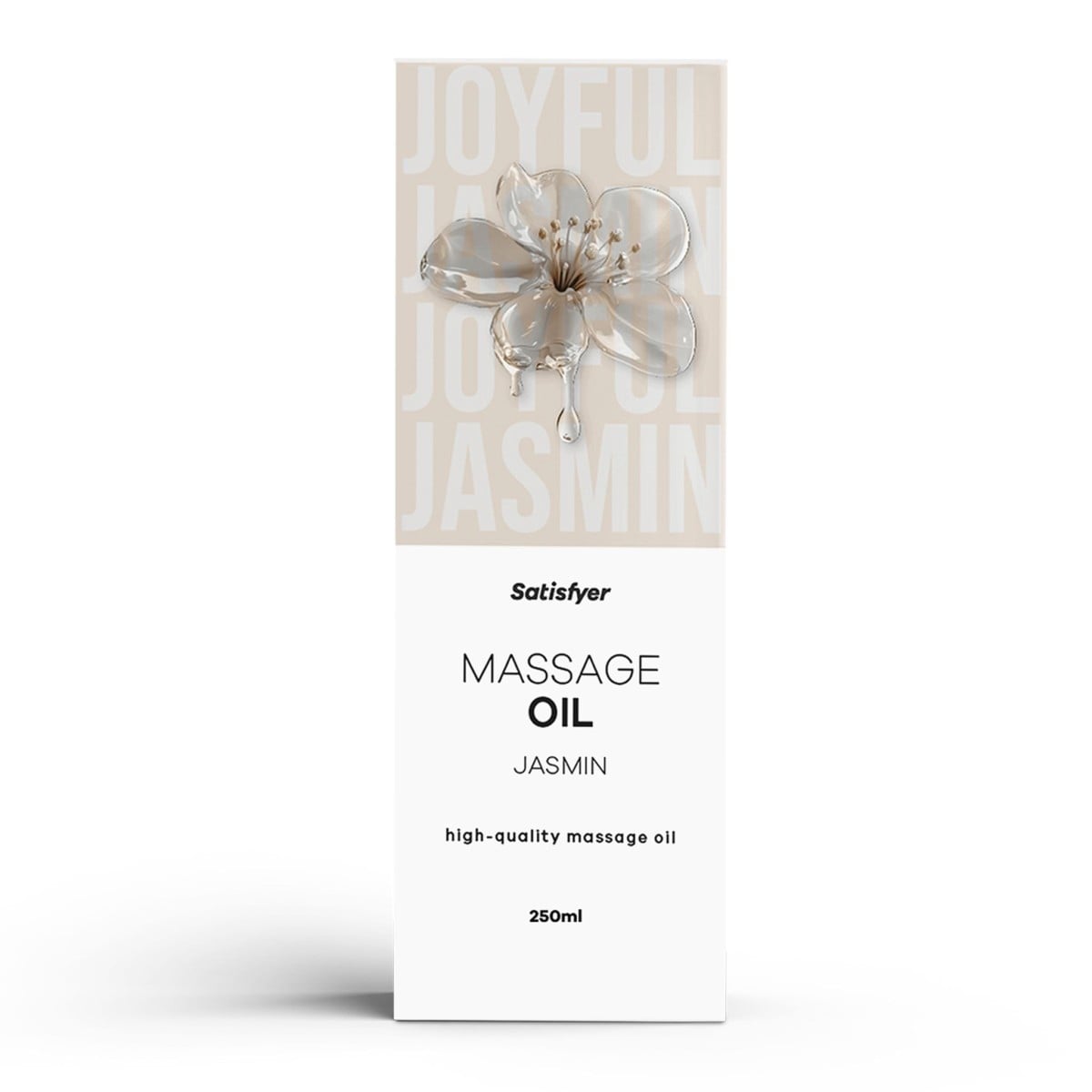 Satisfyer Massage Oil Jasmin 250 ml, masážní olej s vůní jasmínu