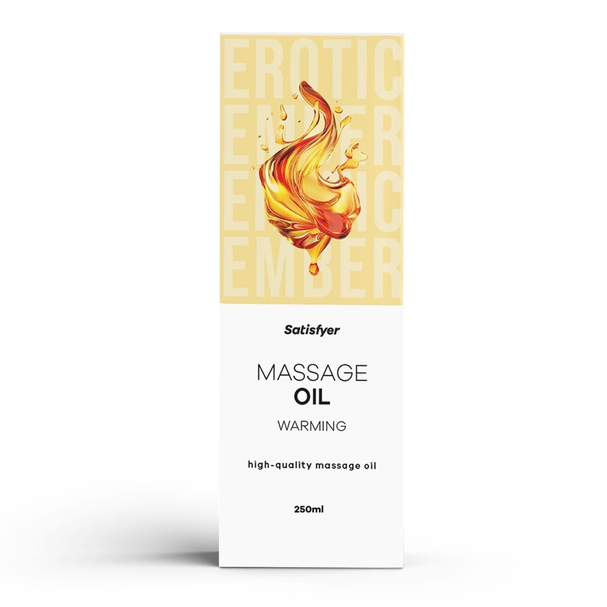 Satisfyer Massage Oil Warming 250 ml, masážní olej s hřejivým efektem