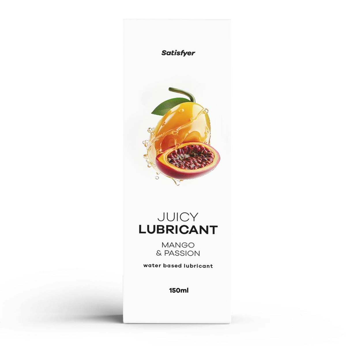 Satisfyer Juicy Lubricant Mango & Passion 300 ml, lubrikant na vodní bázi s vůní manga a mučenky