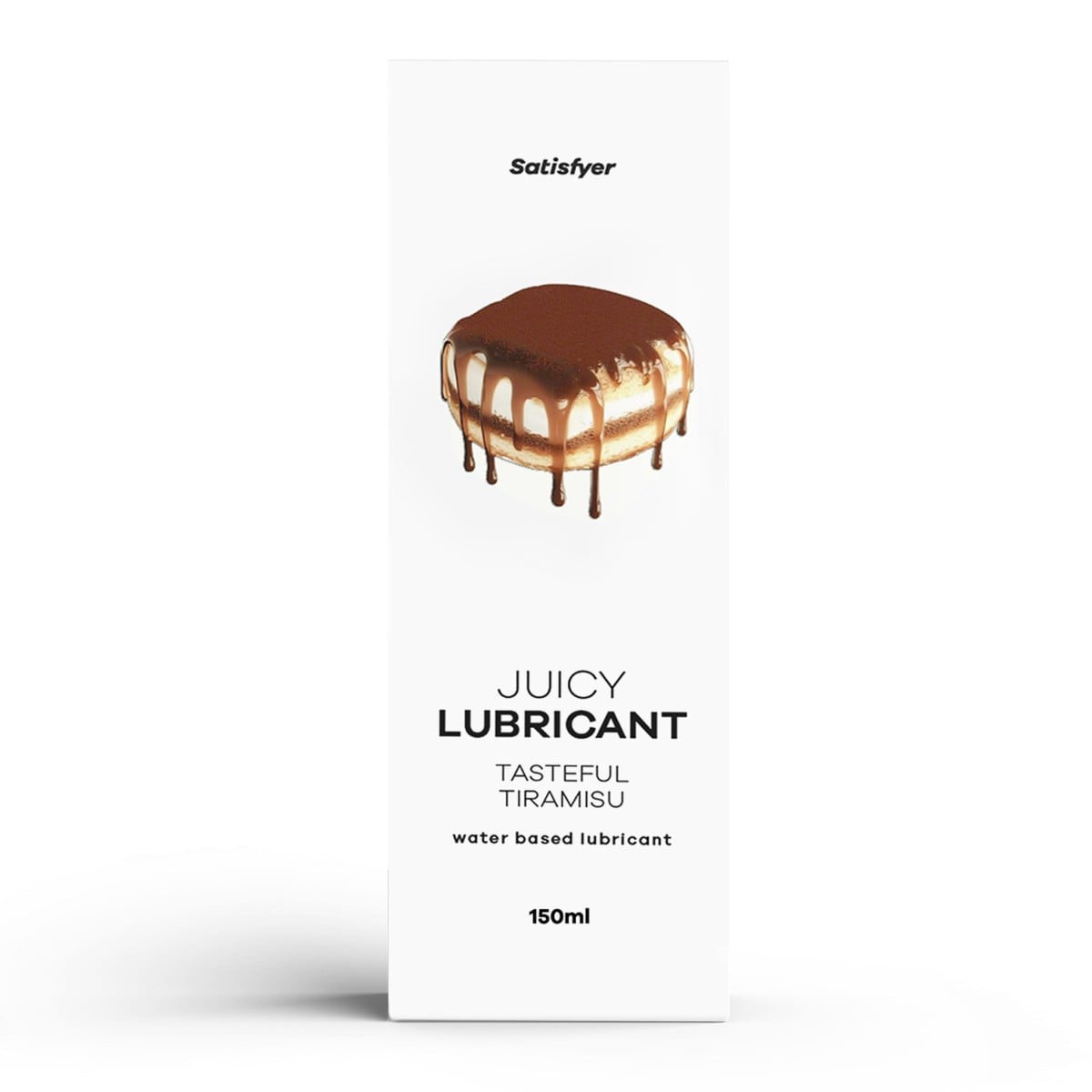 Satisfyer Juicy Lubricant Tasteful Tiramisu 300 ml, lubrikant na vodní bázi s vůní tiramisu