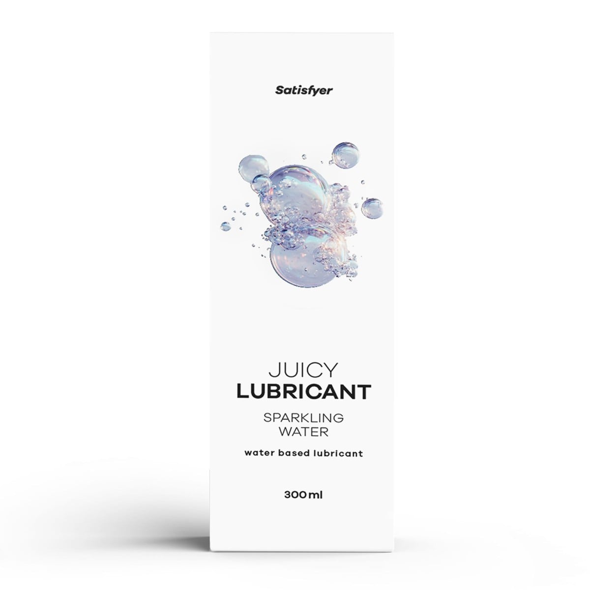 Satisfyer Juicy Lubricant Sparkling Water 300 ml, lubrikant na vodní bázi s perlivým efektem