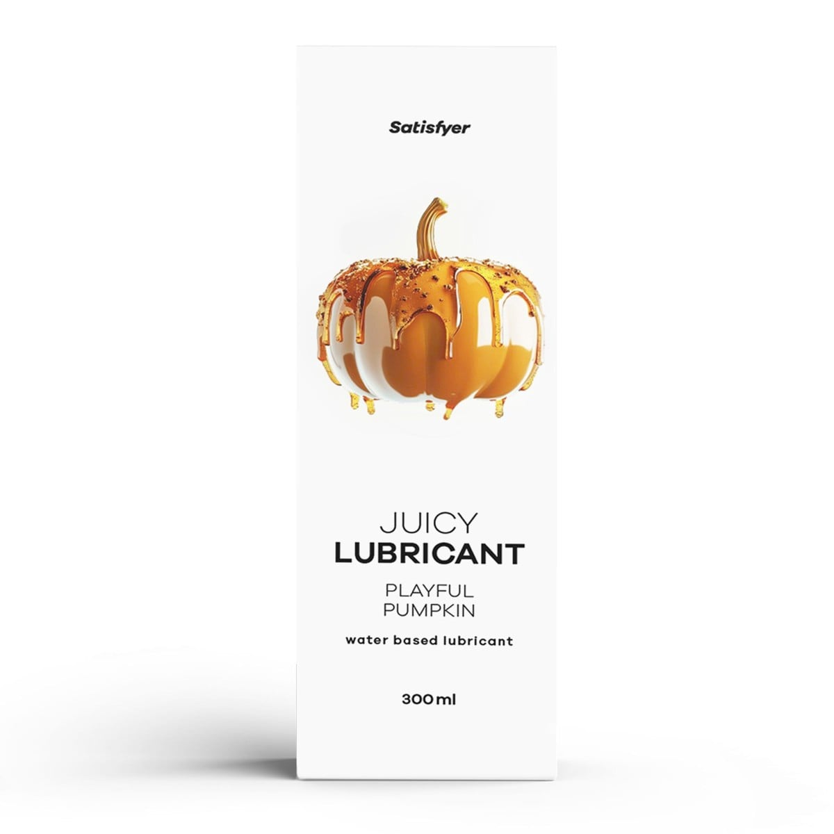 Satisfyer Juicy Lubricant Playful Pumpkin 300 ml, lubrikant na vodní bázi s vůní dýně
