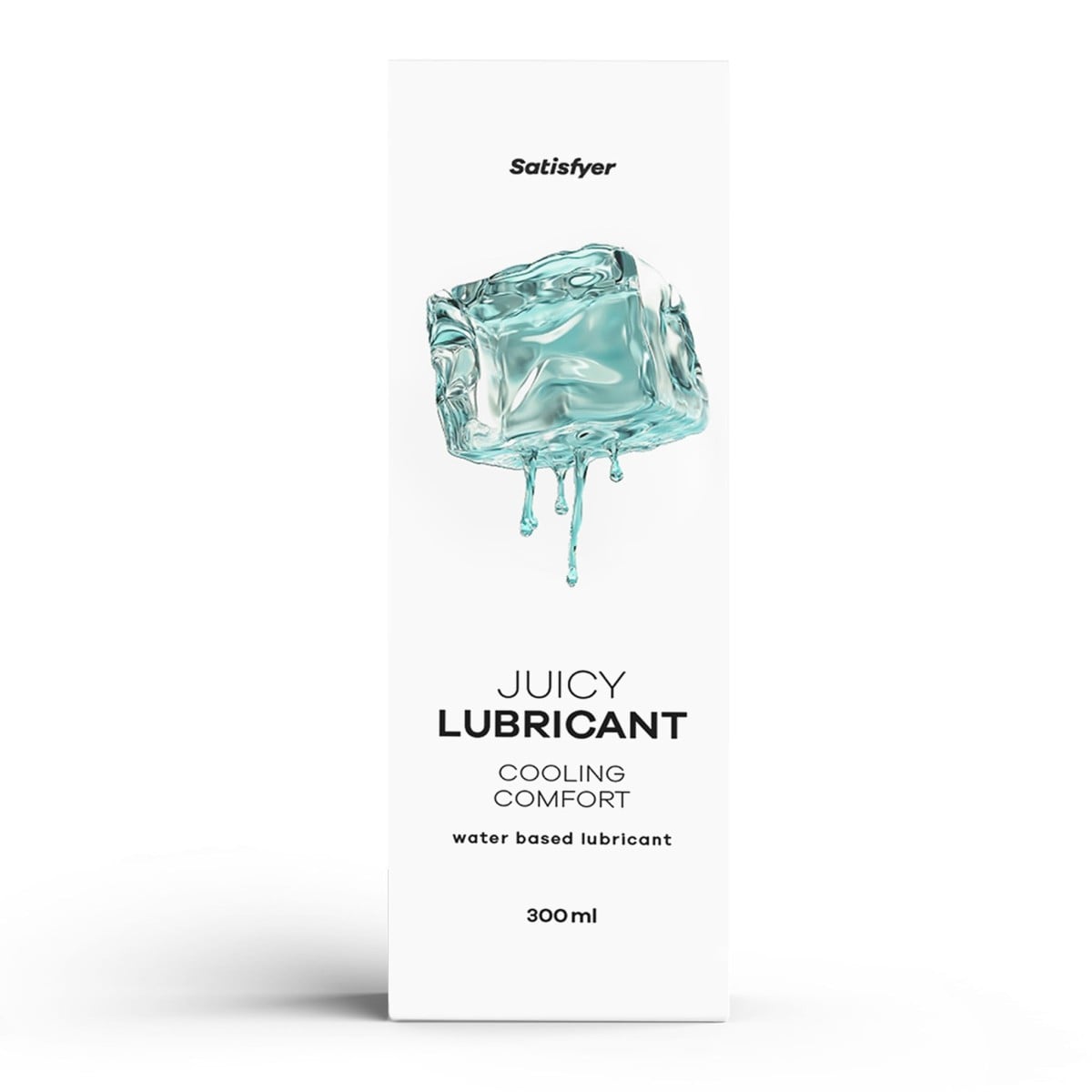 Satisfyer Juicy Lubricant Cooling Comfort 300 ml, lubrikant na vodní bázi s chladivým efektem a vůní máty