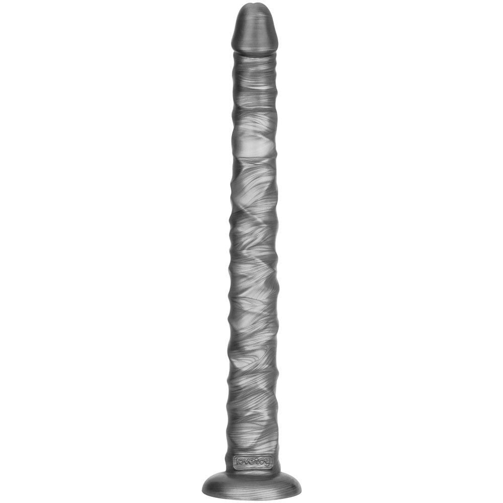 Lovetoy 16" King Sized Vibrating Vibrax Slider, fantasy vibrátor z PVC 40,5 x 3,9–4,3 cm