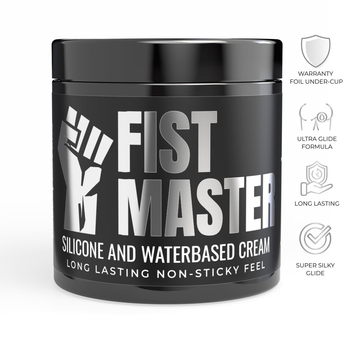 Lube4Lovers Fist Master 500 ml, krémový lubrikant na silikonové a vodní bázi