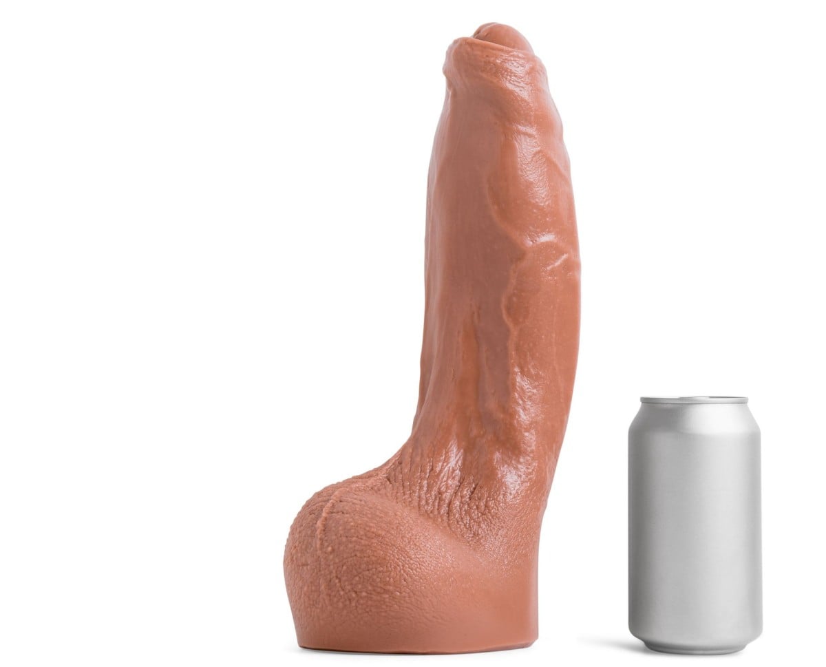 Mr. Hankey’s Toys Wade Wolfgar XXL, prémiové silikonové dildo s Vac-U-Lock 35,5 x 7,3–10,4 cm