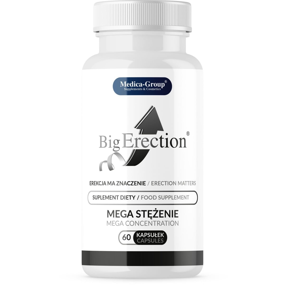 Medica-Group BigErection 60 kapslí, doplněk stravy pro podporu erekce